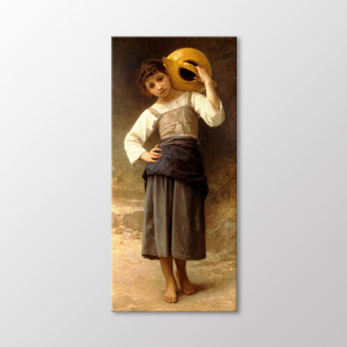 Jeune Fille Allant A La Fontain Tablo