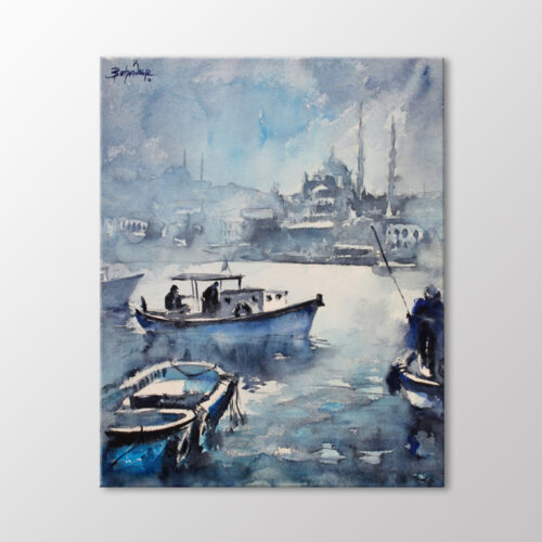Suluboya Tekneler ve İstanbul Tablo