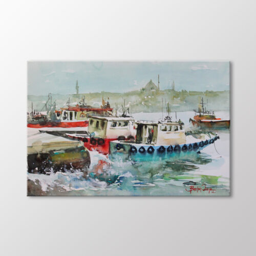 SuluboyaTekneler ve İstanbul Tablo