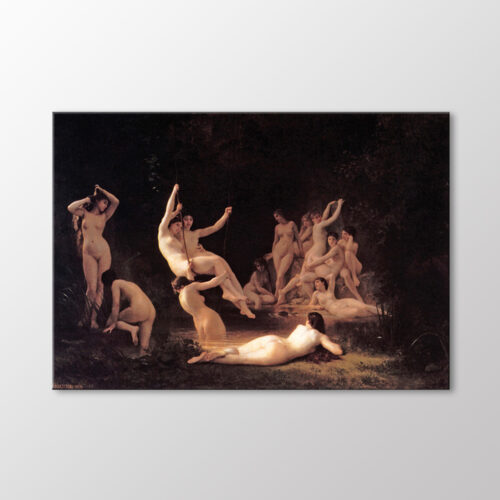 Bouguereau The Nymphaeum Tablo