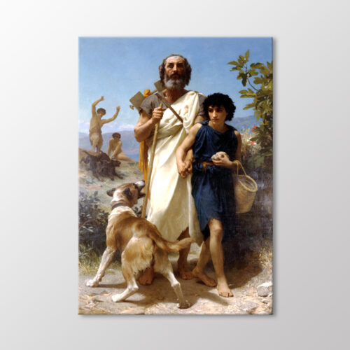 Homere Et Son Guide Tablo