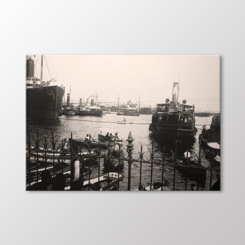 Karaköy Wharf, 1910 Tablo