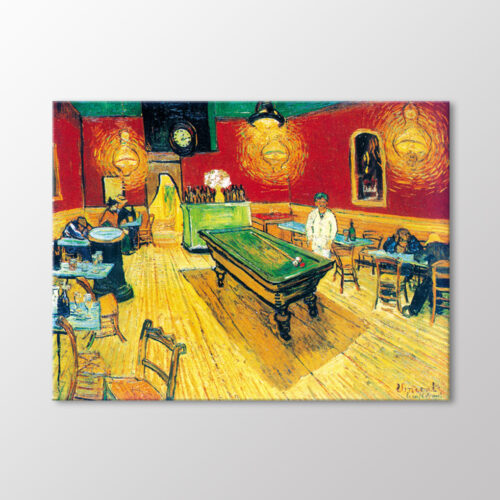 Arles Lamatine'de Gece Kahvehanesi, 1888 Tablo