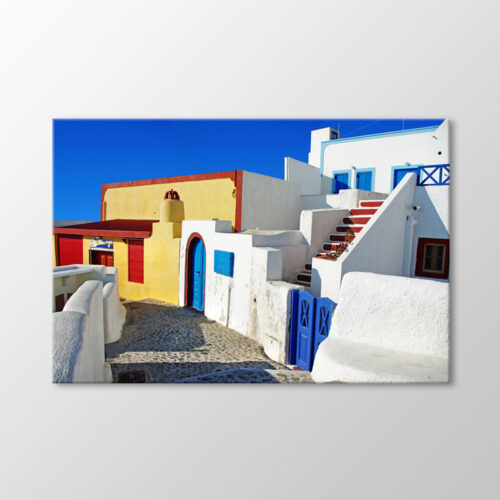 Santorini Evleri Tablo