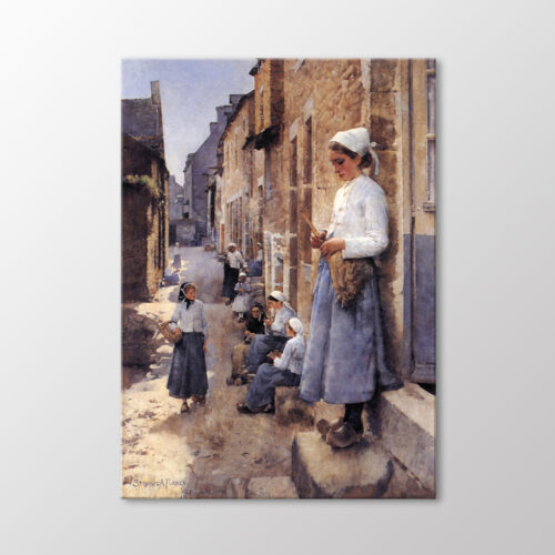 Street İn Brittany Tablo