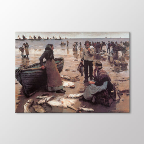 Fish Sale On Beach Tablo
