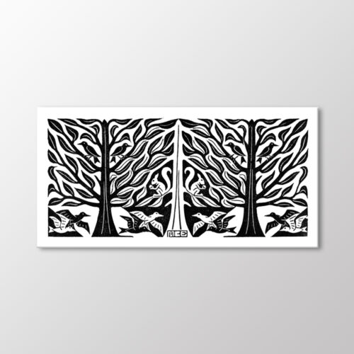 Trees And Animals Tablo