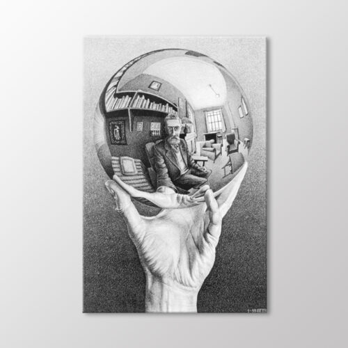 Hand With Reflecting Sphere Tablo