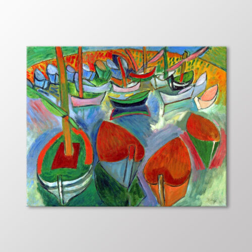 The Boats At Martigues Tablo