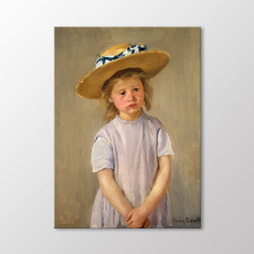 Child in a Straw Hat Tablo
