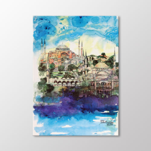 Suluboya, Sultanahmet ve Ayasofya Camii Tablo