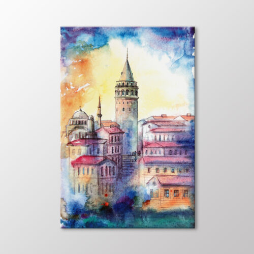 Suluboya, Galata Kulesi Tablo