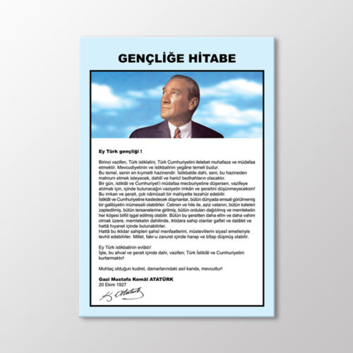 Gençliğe Hitabe Tablo