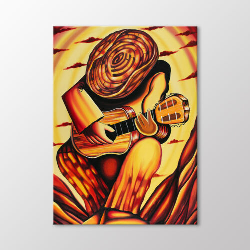 Gitar Çalan Adam Tablo