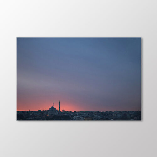 İstanbulda Gün Batımı Tablo