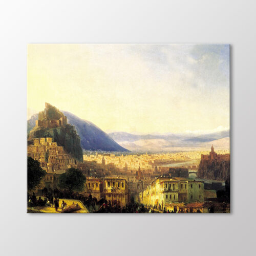 Tiflis Görünümü, 1868 Tablo