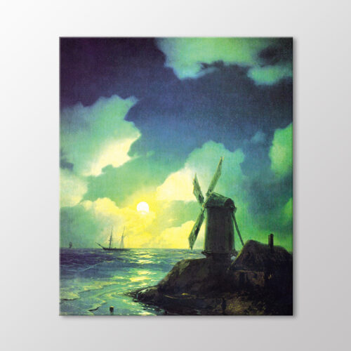 Deniz Kenarında Yel Değirmeni, 1837 Tablo