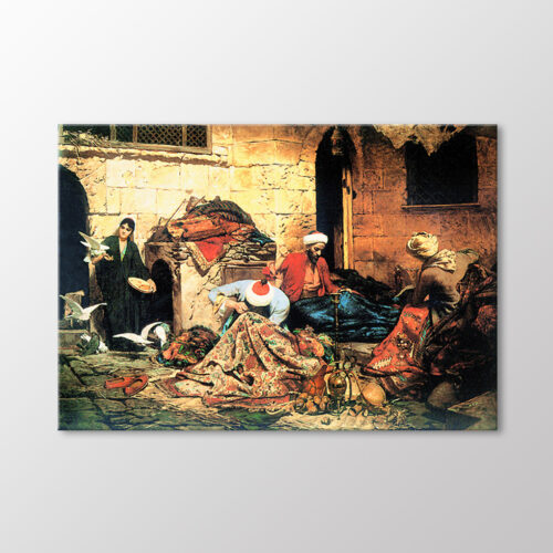Kahire'de Halı Tamir Edenler 1883 Tablo