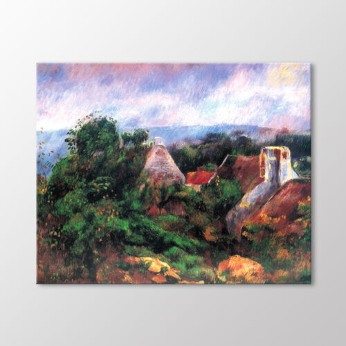 Roche Guyon'da Evler, 1885 Tablo