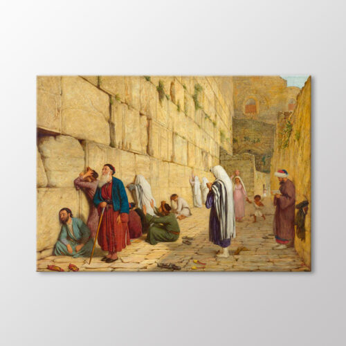 Die Klagemauer in Jerusalem Tablo