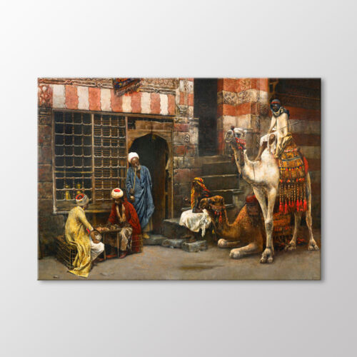 A Game of Chess in Cairo Street Tablo