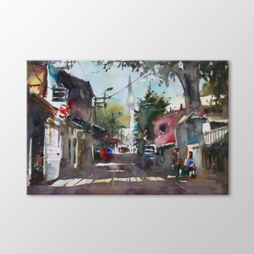 Suluboya Sokak Tablo