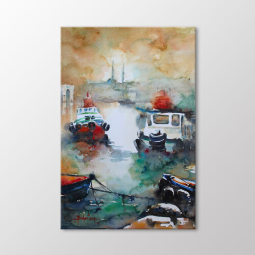 Suluboya Tekneler ve İstanbul Tablo