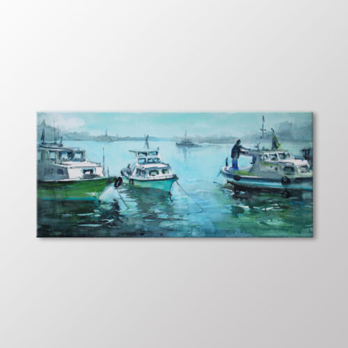 Suluboya Tekneler ve İstanbul Tablo