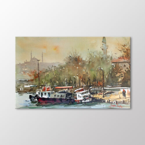Suluboya Tekneler ve İstanbul Tablo