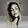 Woman Drawn With Ink Tablo
