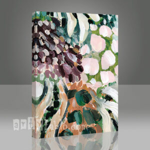 Oil Paint Flowers Tablo