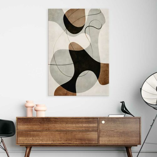 Minimal Abstract Shapes Tablo