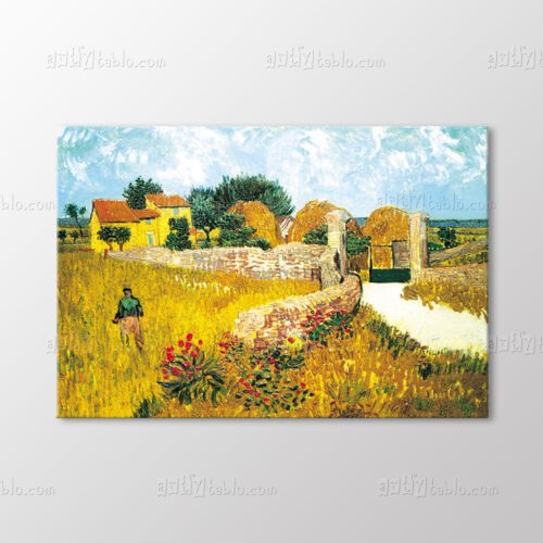 Taşradaki Çiftlik Evi, 1888 Tablo kanvas tablo
