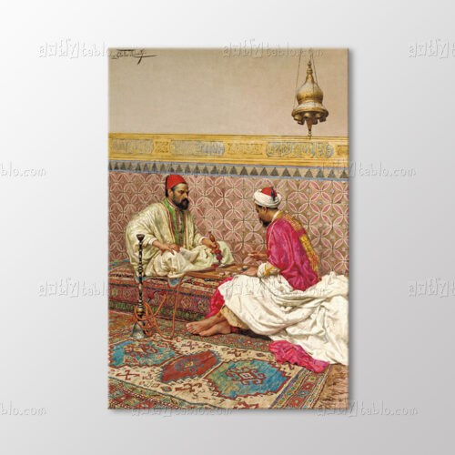 Backgammon Players Tablo kanvas tablo