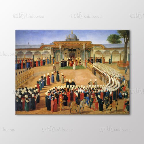 Sultan III. Selim Bayram Töreni Tablo kanvas tablo