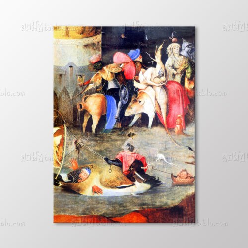 The Temptations Of Saint Anthony The Central Panel Tablo kanvas tablo