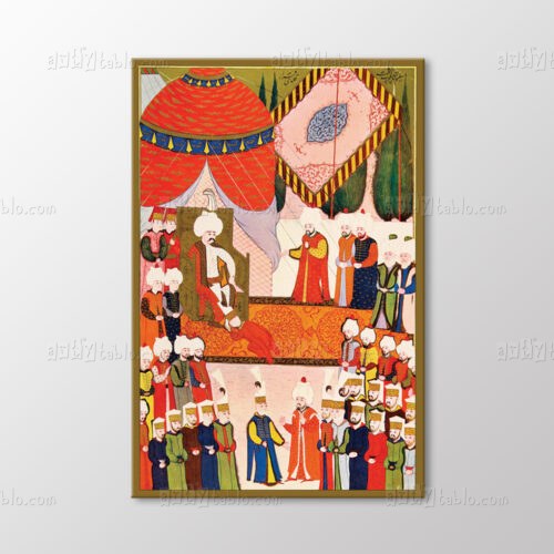 Yavuz Sultan Selim'in Cülüsü Tablo kanvas tablo