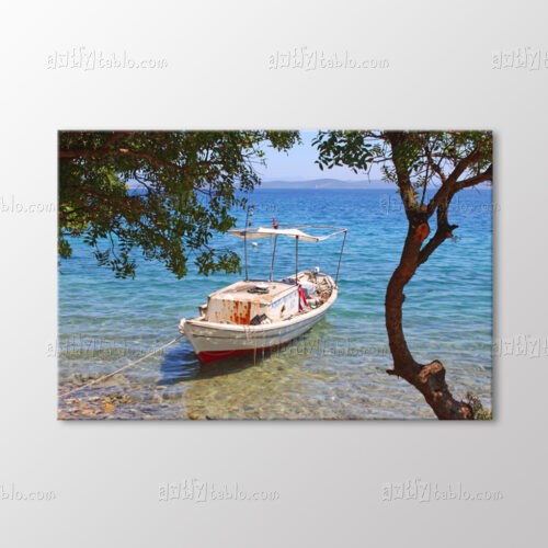 Balıkçı Teknesi, Bodrum Tablo kanvas tablo