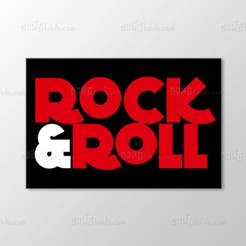 Rock & Roll Tablo kanvas tablo