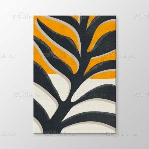 Navy Blue Branch Tablo kanvas tablo