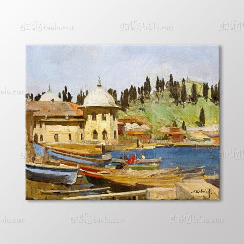 Eyüp İskelesi Tablo kanvas tablo