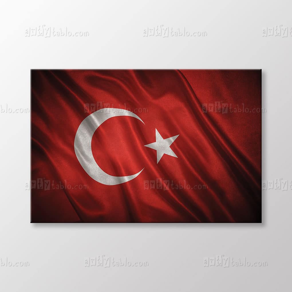 Türk Bayrağı Tablo kanvas tablo