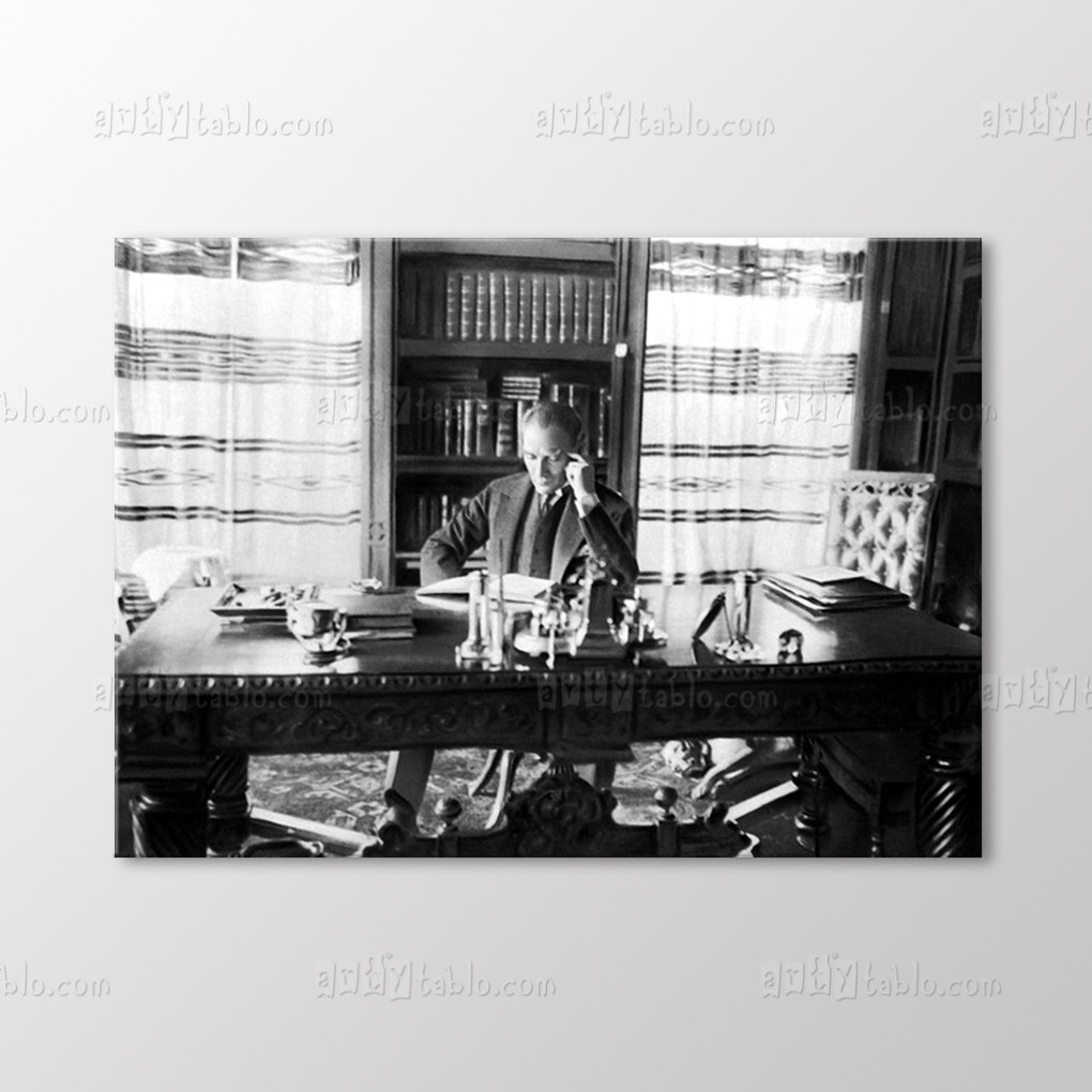 Çalışan Ata Tablo kanvas tablo