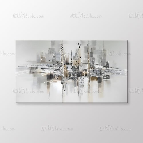 Abstract Modern Shapes Tablo kanvas tablo