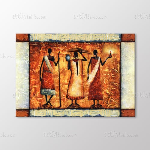 African People Tablo kanvas tablo