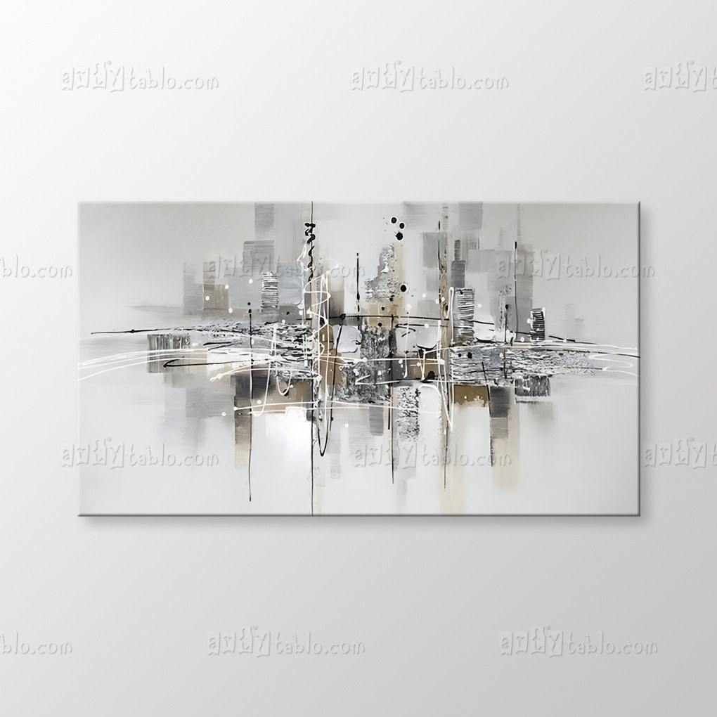 Abstract Modern Shapes Tablo kanvas tablo