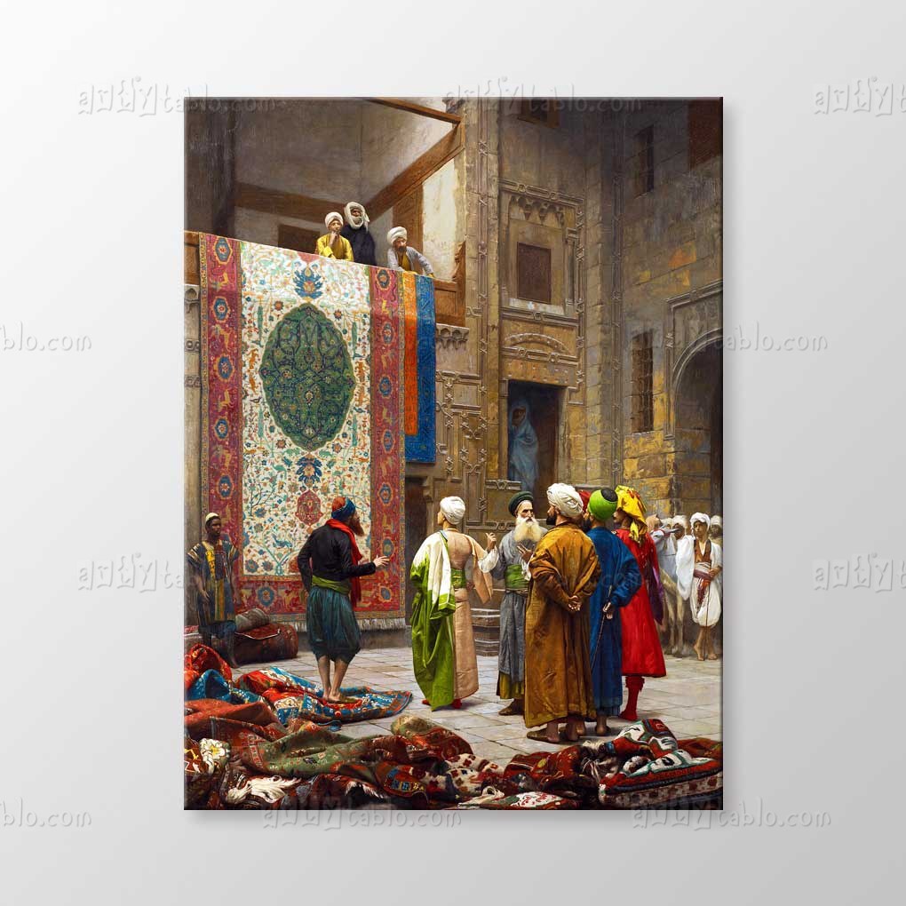 Halı Tüccarı Tablo kanvas tablo