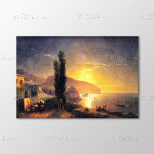 Dolunay'da Ayı Dağı, 1856 Tablo