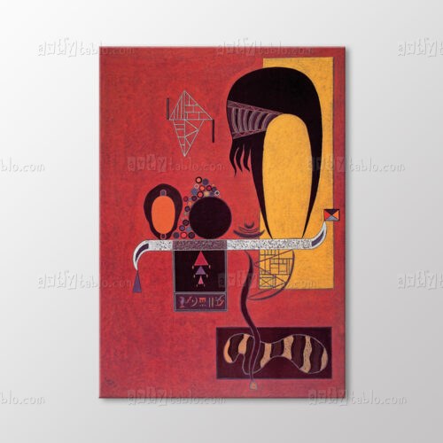 Wassily Kandinsky Soyut Kompozisyon Tablo kanvas tablo