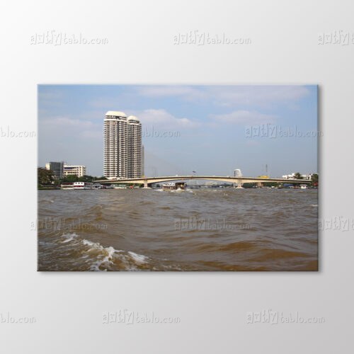 Kanchanaphisek Köprüsü, Bangkok Tablo kanvas tablo